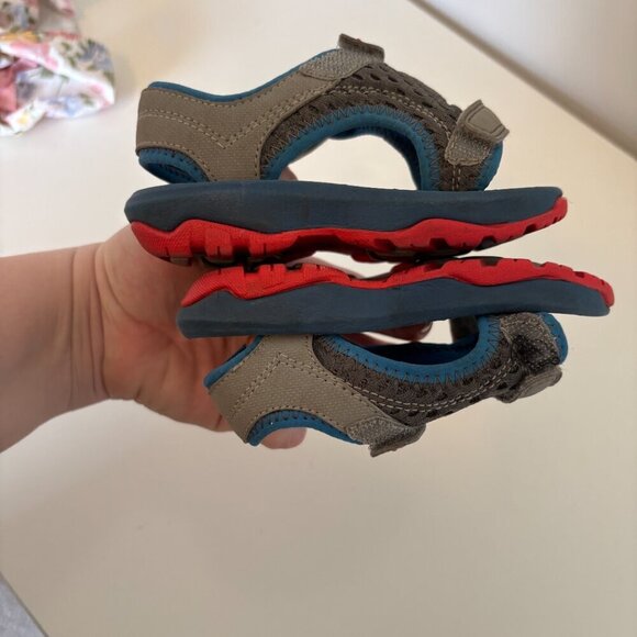 Teva Sandals Baby Toddler Blue Grey Size 6 Summer Outdoor - Picture 9 of 11